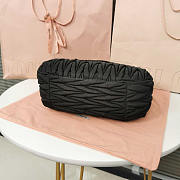 Miu Miu Wander Leather Half-moon Bag Black 28x14x9cm - 4