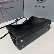 Balenciaga Rodeo Large Handbag Black Crocodile 40x30x13cm - 2