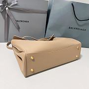 Balenciaga Rodeo Large Handbag Latte Calfskin 40x30x13cm - 5