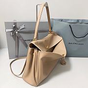 Balenciaga Rodeo Large Handbag Latte Calfskin 40x30x13cm - 4