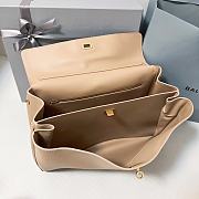 Balenciaga Rodeo Large Handbag Latte Calfskin 40x30x13cm - 3