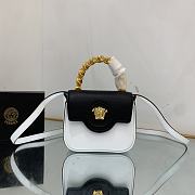 Versace La Medusa Mini Bag Black White 16x12x6cm - 1