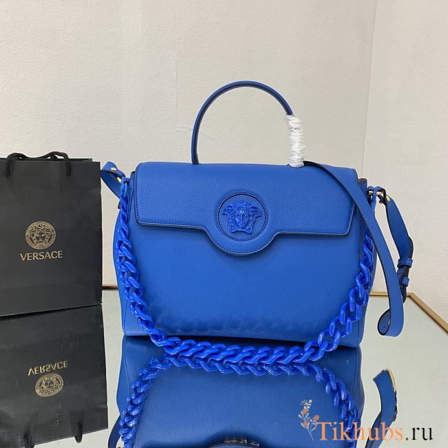 Versace Medusa Medium Bag Blue 25 x 15 x 22 cm - 1