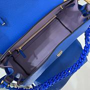 Versace Medusa Medium Bag Blue 25 x 15 x 22 cm - 4