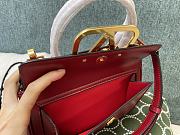 Valentino Garavani Alcove Top Handle Leather Red 23x20x6cm - 4