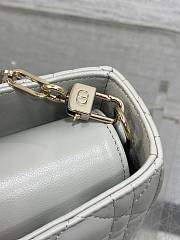 Dior Medium Lady D-Joy Bag Cloud Gray Lambskin 26cm - 6