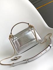 Bvlgari Serpenti Forever Top Handle Silver 19x11x6cm - 4