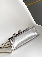 Bvlgari Serpenti Forever Top Handle Silver 19x11x6cm - 3