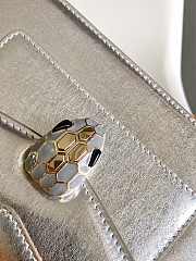 Bvlgari Serpenti Forever Top Handle Silver 19x11x6cm - 2