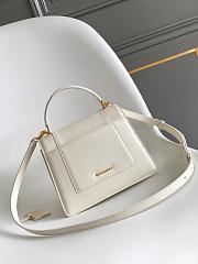 Bvlgari Serpenti Forever Medium Top Handle Bag White 20.5x15x9cm - 6