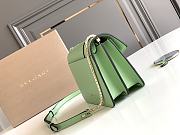 Bvlgari Serpenti Leather Crossbody Bag Green 19x13x7cm - 6