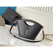 YSL Celia Mini Tote Leather Black Bag 29x19.5x10cm - 1