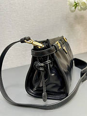 Prada Small Leather Black Shoulder Bag 26x14x12cm - 5