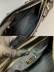 Prada Small Leather Black Shoulder Bag 26x14x12cm - 2