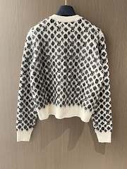 Louis Vuitton Black White Cardigan - 3