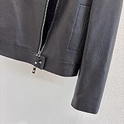 Hermes Leather Black Jacket - 3
