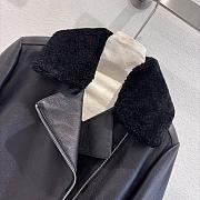 Hermes Leather Black Jacket - 2