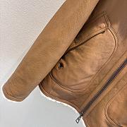 Dior Brown Leather Jacket - 3