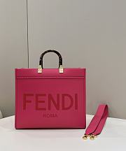 Fendi Sunshine Tote Bag Medium Pink Shopper 35x17x31cm - 1