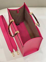 Fendi Sunshine Tote Bag Medium Pink Shopper 35x17x31cm - 2