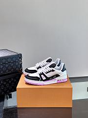 Louis Vuitton LV Trainer Pink White Sneaker - 2