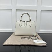 Gucci Jackie Small Tote Bag White 24x17.5x8.5cm - 5