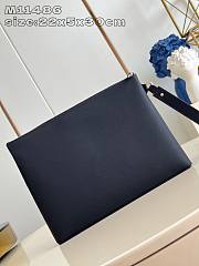 Louis Vuitton LV Takeoff Pouch Navy Blue 30x22x5cm - 6