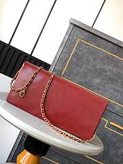 Chanel 24K Flap Bag Red Gold 33x16x5cm - 5
