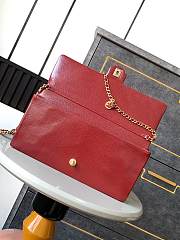 Chanel 24K Flap Bag Red Gold 33x16x5cm - 3