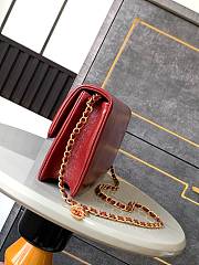 Chanel 24K Flap Bag Red Gold 33x16x5cm - 2