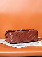 Chanel Classic 11.12 Flap Bag Lambskin Gold Brown 20cm - 3
