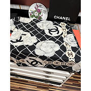 Chanel White Scarf and Shawl 110x110cm - 3