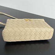 Bottega Veneta Vanity Case Crossbody Bag Beige 22x12.5x5cm - 5