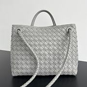 Bottega Veneta Medium Andiamo Grey Bag 32.5x24x12cm - 3