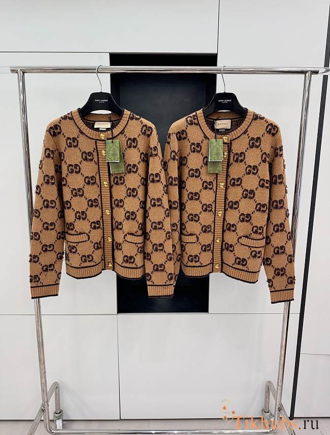 Gucci Brown Cardigan - 1