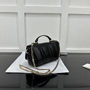 Gucci Milano Mini Top Handle Bag Black 21x12.5x4.5cm - 5