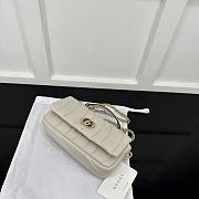 Gucci Milano Mini Top Handle Bag White 21x12.5x4.5cm - 3