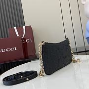 Gucci GG Emblem Super Mini Bag Black 23x12x2cm - 5