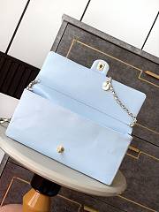 Chanel 24K Flap Bag Blue Gold 33x16x5cm - 2