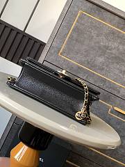 Chanel 24K Flap Bag Black Gold 22x13x7cm - 5