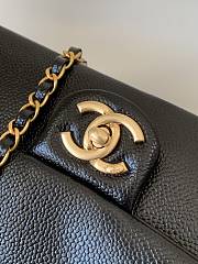 Chanel 24K Flap Bag Black Gold 33x16x5cm - 6