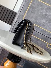 Chanel 24K Flap Bag Black Gold 33x16x5cm - 4