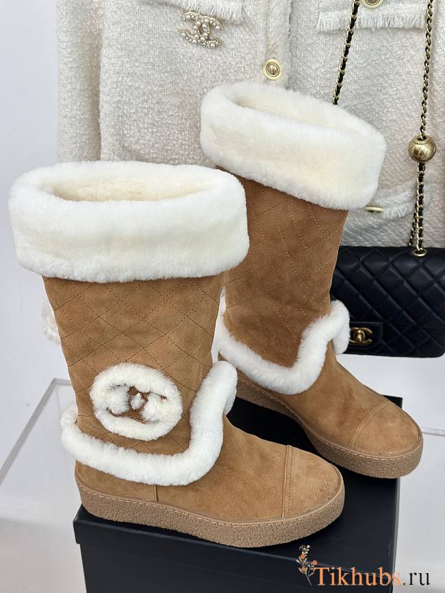 Chanel Brown Boot - 1