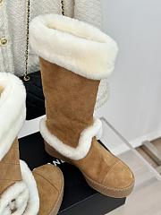 Chanel Brown Boot - 5