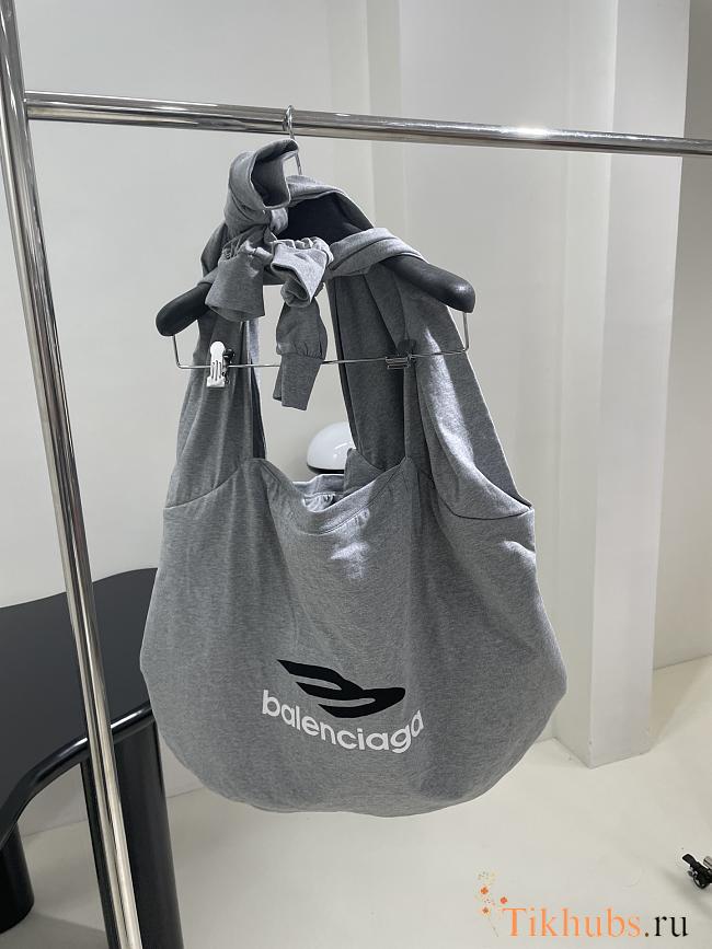 Balenciaga New Jersey Hobo Bag Grey 59.9x47x8.8cm - 1