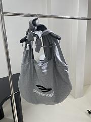 Balenciaga New Jersey Hobo Bag Grey 59.9x47x8.8cm - 1