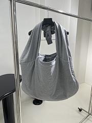 Balenciaga New Jersey Hobo Bag Grey 59.9x47x8.8cm - 5