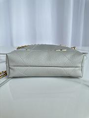 Chanel Mini 22 Handbag Grey Caviar Gold 20x19x6cm - 4