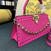 Valentino Garavani Rockstud Neon Pink 28x14x8cm - 2