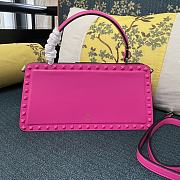 Valentino Garavani Rockstud Neon Pink 28x14x8cm - 4